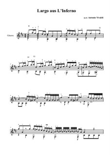 Концерт для скрипки с оркестром No.4 фа минор 'Зима', RV 297: Movement II. Version for guitar by Антонио Вивальди
