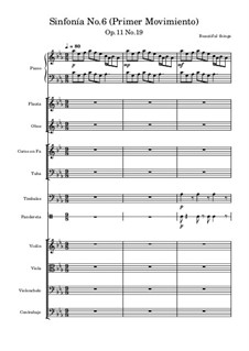 Sinfonía No.6, Op.11 No.19: Primer Movimiento by Beautiful things Martínez