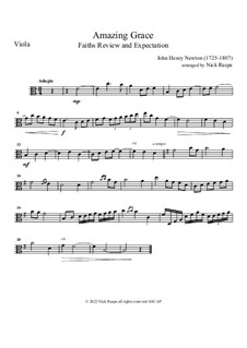 Для двух инструментов: For violin and viola – viola part by folklore