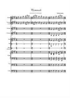 Прогулка I: For large ensemble by Модест Мусоргский