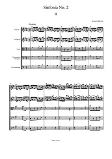 Symphony No.2 in C Major, Hob.I/2: Часть II by Йозеф Гайдн