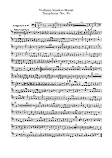 Симфония No.36 до мажор, K.425: Партия литавр by Вольфганг Амадей Моцарт