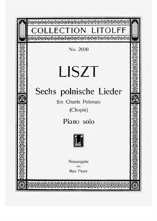 Семнадцать польских песен, Op.74: No.1-6 by Фредерик Шопен
