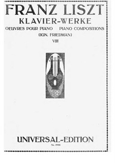 Klavierwerke Heft VII Bach Transskriptionen - Editor Friedman: Klavierwerke Heft VII Bach Transskriptionen - Editor Friedman by Иоганн Себастьян Бах