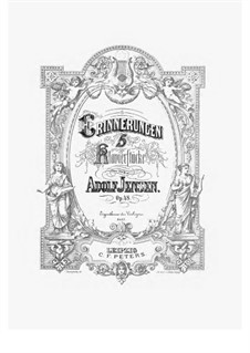 Воспоминания, Op.48: Для фортепиано by Адольф Йенсен