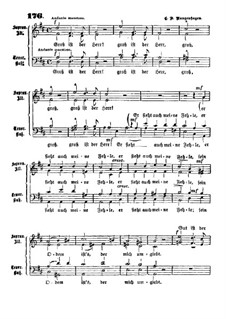 Gross ist der Herr: Singpartitur by Карл Фридрих Рунгенхаген