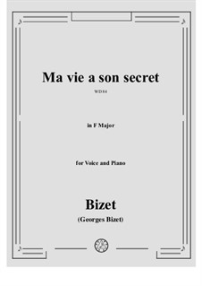 Есть тайна у меня: Для голоса и фортепиано by Жорж Бизе
