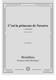 Жан Парижский: C'est la princesse de Navarre by Адриен Буальдье