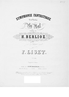 Фантастическая симфония, H.48 Op.14: Часть II, для фортепиано by Гектор Берлиоз