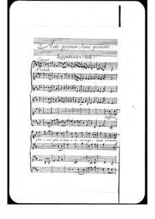 Гипподамия: Акт I by Андре Кампра