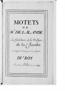 Большие мотеты (Коллекции): Том VII by Мишель Ришар де Лаланд