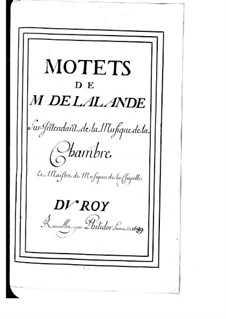 Большие мотеты (Коллекции): Сборник II by Мишель Ришар де Лаланд