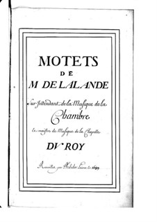 Большие мотеты (Коллекции): Сборник III by Мишель Ришар де Лаланд