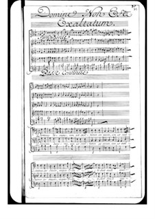 Domine non est exaltatum: Domine non est exaltatum by Мишель Ришар де Лаланд