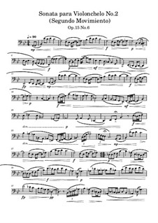 Sonata para Violonchelo No.2, Op.15 No.6: Segundo Movimiento by Beautiful things Martínez