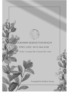 Prelude No.4 in D Major, BWV 936: For quartet by Иоганн Себастьян Бах