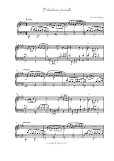 24 leichte Präludien für Orgel: Präludium cis-Moll by Eckhard Deppe