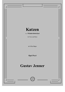 No.4 Katzen: D flat Major by Gustav Jenner