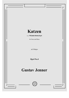No.4 Katzen: D Major by Gustav Jenner