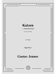 No.4 Katzen: Ля мажор by Gustav Jenner