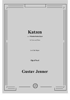 No.4 Katzen: A flat Major by Gustav Jenner