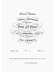 Блестящая фантазия на темы из оперы 'Паризина' Доницетти, Op.327: Fantasia No.3 by Карл Черни