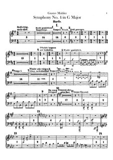 Симфония No.4 соль мажор: Партия арфы by Густав Малер