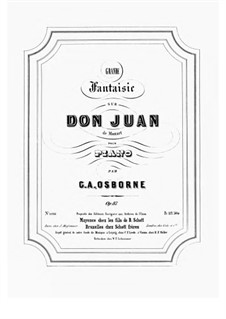 Fantaisie sur 'Don Juan' de Mozart, Op.87: Fantaisie sur 'Don Juan' de Mozart by Джордж Александр Осборн