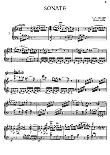 Соната для фортепиано No.1 до мажор, K.279: Для одного исполнителя by Вольфганг Амадей Моцарт