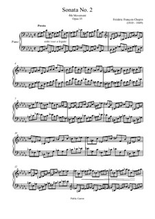 Соната для фортепиано No.2 си-бемоль минор, Op.35: Часть IV by Фредерик Шопен