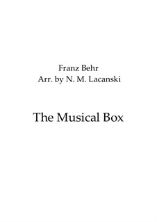 The Musical Box: For xylophone and piano by Франц Бер