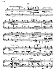 Танец No.15 си-бемоль мажор: Для фортепиано by Иоганнес Брамс