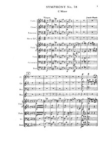 Symphony No.78 in C Minor, Hob.I/78: Symphony No.78 in C Minor by Йозеф Гайдн