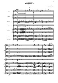 Симфония No.87 ля мажор, Hob.I/87: Партитура by Йозеф Гайдн