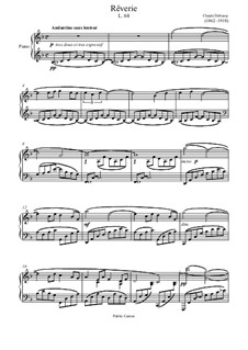 Rêverie, L.68: Для фортепиано by Клод Дебюсси