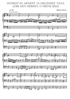 Chorale prelude 'Lobe den Herren, O meine Seele': Chorale prelude 'Lobe den Herren, O meine Seele' by Maksim Petrov
