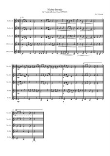 Kleine Intrade für Pleß/Pfc in B u.Es, Op. 178: Kleine Intrade für Pleß/Pfc in B u.Es by Dieter Angerer
