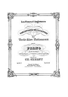 Les Fleurs d'Angleterre. Variations Brillantes, Op.622: No.2 Rule Britannia by Карл Черни