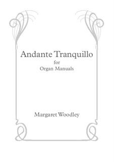 Andante Tranquillo: For organ manuals by Margaret Simmonds