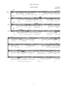 Alida 17b for Choir 'J'énoue d'impies?', MVWV 1470: Alida 17b for Choir 'J'énoue d'impies?' by Maurice Verheul
