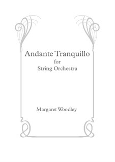 Andante Tranquillo: For strings by Margaret Simmonds