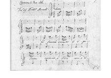 Le fresche erbette for Voice and Basso Continuo, SF A173: Le fresche erbette for Voice and Basso Continuo by Бенедетто Марчелло