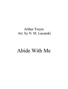 Abide With Me: Для фортепиано by Arthur Troyte