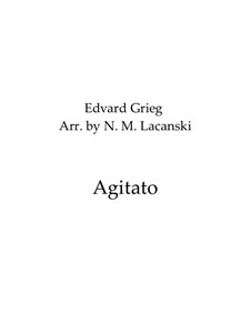 Agitato, EG 106: For violin and cello by Эдвард Григ