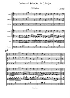 Сюита для оркестра No.1 до мажор, BWV 1066: Forlane by Иоганн Себастьян Бах