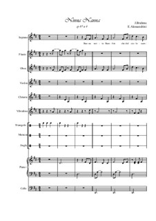 No.4 Колыбельная: For large ensemble by Иоганнес Брамс