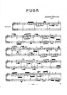 Фуга, Op.14: Фуга by Джузеппе Мартуччи