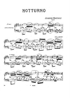 Ноктюрн, Op.25: Ноктюрн by Джузеппе Мартуччи