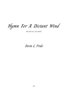 Hymn For A Distant Wind: Hymn For A Distant Wind by Devin Pride