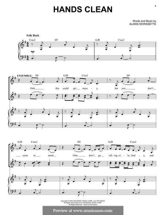 Entr'Acte (Hands Clean) (from Jagged Little Pill The Musical): Entr'Acte (Hands Clean) (from Jagged Little Pill The Musical) by Alanis Morissette